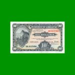 BILLETE DE GIBRALTAR 10 SHILLINGS/ 50 PENIQUES, CONMEMORATIVO, PICK NEW, AÑO 2018, ESTADO EXCELENTE+ .-