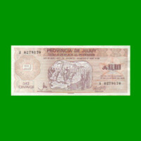 BONO DE JUJUY 0,10 AUSTRALES, EC 010, AÑO 1986, ESTADO EXCELENTE.-