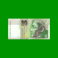 BILLETE DE ESLOVAQUIA 20 KORUN, PICK 20d, AÑO 1999, ESTADO SIN CIRCULAR.-
