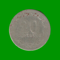 MONEDA DE ARGENTINA, M$N 2DA CIRCULACION, 0,20 CTVOS, AÑO 1905, ESTADO USADA.-