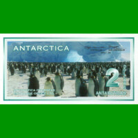 BILLETE DE ANTARTIDA 2 DOLARES, FANTASIA, AÑO 1996, ESTADO SIN CIRCULAR.-