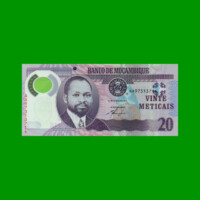 BILLETE DE MOZAMBIQUE 20 METICAIS, PICK 149, AÑO 2011 ESTADO SIN CIRCULAR.-