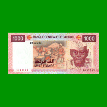BILLETE DE DJIBOUTI 1.000 FRANCOS, PICK 42, ESTADO SIN CIRCULAR.-