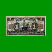 BILLETE DE BOLIVIA 1 BOLIVIANO, PICK 102a, AÑO 1911, ESTADO BUENO.-