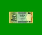 BILLETE DE BANGLADESH 20 TAKA, PICK 55Ac, ESTADO SIN CIRCULAR.-
