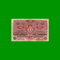 BILLETE DE AUSTRIA 1 CORONA, PICK 20, AÑO 1916, ESTADO BUENO.-