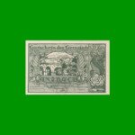 BILLETE DE AUSTRIA NOTGELD CIUDAD DE ANZABACH 20 HELLER, ESTADO EXCELENTE+ .-