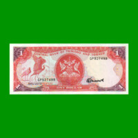 BILLETE DE TRINIDAD Y TOBAGO 1 DOLAR, PICK 36c, AÑO 1985, ESTADO SIN CIRCULAR.-