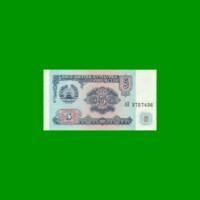 BILLETE DE TAJIKISTAN 5 RUBLOS, PICK 2, AÑO 1994, ESTADO SIN CIRCULAR.-