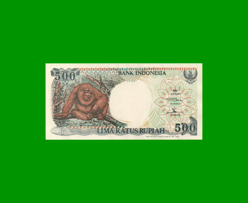 BILLETE DE INDONESIA 500 RUPIAS, PICK 128h, AÑO 1992/1999, ESTADO SIN CIRCULAR.-