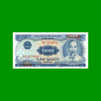 BILLETE DE VIETNAM 5.000 DONG, PICK 108, AÑO 1991, ESTADO SIN CIRCULAR.-