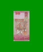 BILLETE DE SRI LANKA 20 RUPIAS, PICK 123a, AÑO 2010, ESTADO SIN CIRCULAR.- - Imagen 2