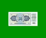 BILLETE DE YUGOSLAVIA 50 DINARA, PICK 89a, AÑO 1978 ESTADO SIN CIRCULAR.- - Imagen 2