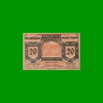 BILLETE DE AUSTRIA NOTGELD CIUDAD DE FERSCHNITZ 20 HELLER, ESTADO SIN CIRCULAR.-