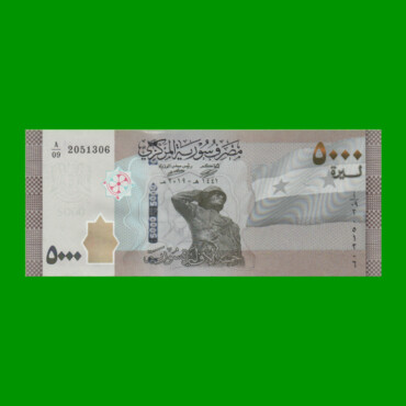 BILLETE DE SIRIA 5.000 LIBRAS, PICK 118, ESTADO SIN CIRCULAR.-