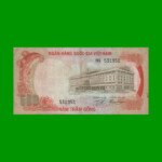 BILLETE DE VIETNAM DEL SUR 500 DONG, PICK 33, AÑO 1972, ESTADO MUY BUENO- .-