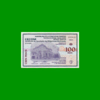 BONO MUNICIPALIDAD DE SAN FRANCISCO $ 100,00, DESMONETIZADO, AÑO 2001, SERIE A, ESTADO SIN CIRCULAR.-