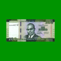 BILLETE DE LIBERIA 100 DOLARES, PICK 35, AÑO 2016, ESTADO SIN CIRCULAR.-