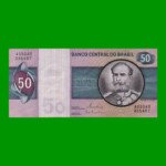 BILLETE DE BRASIL 50 CRUZEIROS, PICK 194c, AÑO 1980, ESTADO EXCELENTE+ .-