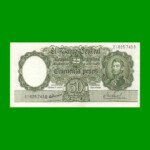 MONEDA NACIONAL $50,00, BOT 2025, AÑO 1968, ESTADO SIN CIRCULAR.-