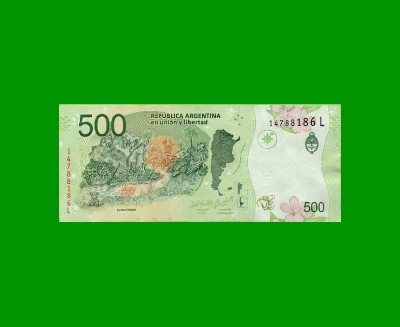 PESOS 3er DISEÑO $500,00, BOT 5817, AÑO 2020, ESTADO EXCELENTE.- - Imagen 2