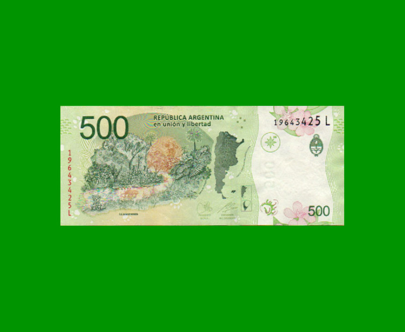 PESOS 3er DISEÑO $500,00, BOT 5819, AÑO 2020, ESTADO EXCELENTE.- - Imagen 2