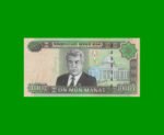 BILLETE DE TURKMENISTAN 10.000 MANAT, PICK 16, AÑO 2005, ESTADO SIN CIRCULAR.-
