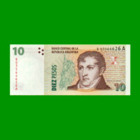 REPOSICION BILLETE CONVERTIBLE SEGUNDO DISEÑO $ 10,00, BOT 3428, ESTADO SIN CIRCULAR.-