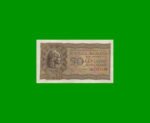 MONEDA NACIONAL 0,50 CTVOS, BOT 1907, AÑO 1956, ESTADO EXCELENTE- .-