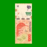 PESOS 3er DISEÑO $1.000,00, BOT 6011, AÑO 2020, SERIE F, ESTADO EXCELENTE- .-