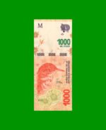 PESOS 3er DISEÑO $1.000,00, BOT 6011, AÑO 2020, SERIE F, ESTADO EXCELENTE- .-