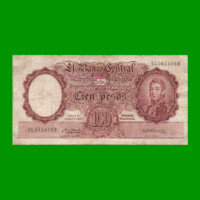 MONEDA NACIONAL $100,00, BOT 2050, AÑO 1958, ESTADO BUENO.-
