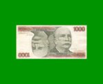 BILLETE DE BRASIL 1.000 CRUZEIROS, PICK 197a, AÑO 1978, ESTADO MUY BUENO.-