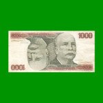 BILLETE DE BRASIL 1.000 CRUZEIROS, PICK 197a, AÑO 1978, ESTADO MUY BUENO.-