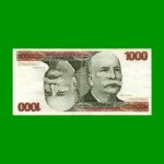 BILLETE DE BRASIL 1.000 CRUZEIROS, PICK 197a, AÑO 1978, ESTADO MUY BUENO+ .-