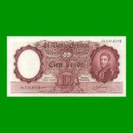 MONEDA NACIONAL $100,00, BOT 2052, AÑO 1959, ESTADO SIN CIRCULAR.-