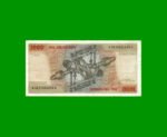 BILLETE DE BRASIL 1.000 CRUZEIROS, PICK 197a, AÑO 1978, ESTADO EXCELENTE- .- - Imagen 2