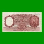 MONEDA NACIONAL $100,00, BOT 2058, AÑO 1961, ESTADO MUY BUENO.-
