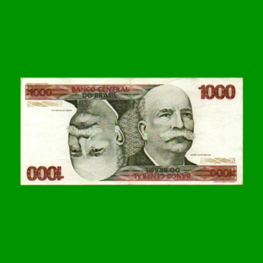 BILLETE DE BRASIL 1.000 CRUZEIROS, PICK 197a, AÑO 1978, ESTADO EXCELENTE.-