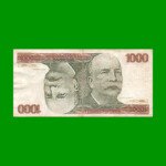 BILLETE DE BRASIL 1.000 CRUZEIROS, PICK 197b, AÑO 1979, ESTADO BUENO+ .-