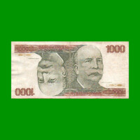 BILLETE DE BRASIL 1.000 CRUZEIROS, PICK 197b, AÑO 1979, ESTADO BUENO+ .-