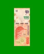 PESOS 3er DISEÑO $1.000,00, COL NEW, SERIE O, ESTADO SIN CIRCULAR.-