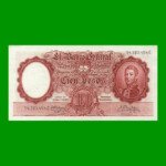 MONEDA NACIONAL $100,00, BOT 2060, AÑO 1962, ESTADO EXCELENTE.-