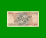 BILLETE DE BRASIL 1.000 CRUZEIROS, PICK 197c, AÑO 1980, ESTADO BUENO+ .- - Imagen 2