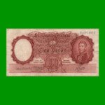 MONEDA NACIONAL $100,00, BOT 2063, AÑO 1963, ESTADO BUENO+ .-