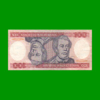 BILLETE DE BRASIL 100 CRUZEIROS, PICK 198a, AÑO 1981, ESTADO BUENO.-