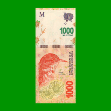 PESOS 3er DISEÑO $1.000,00, COL NEW, SERIE T, ESTADO SIN CIRCULAR.-