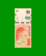 PESOS 3er DISEÑO $1.000,00, COL NEW, SERIE U, ESTADO SIN CIRCULAR.-