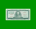BILLETE DE CUBA $5,00 PICK 103d, AÑO 1988, ESTADO EXCELENTE+ .-