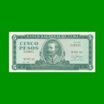 BILLETE DE CUBA $5,00 PICK 103d, AÑO 1988, ESTADO SIN CIRCULAR.-